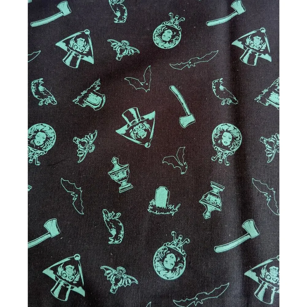 Disney Parks The Haunted Mansion Reversible Placemat Madame Leota Wallpaper NWT